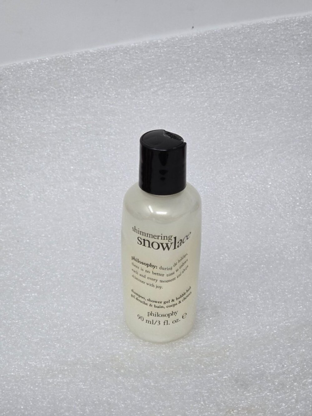 Philosophy Shimmering Snowlace 3-In-1 Shampoo Shower Gel & Bubble Bath 3 Fl Oz